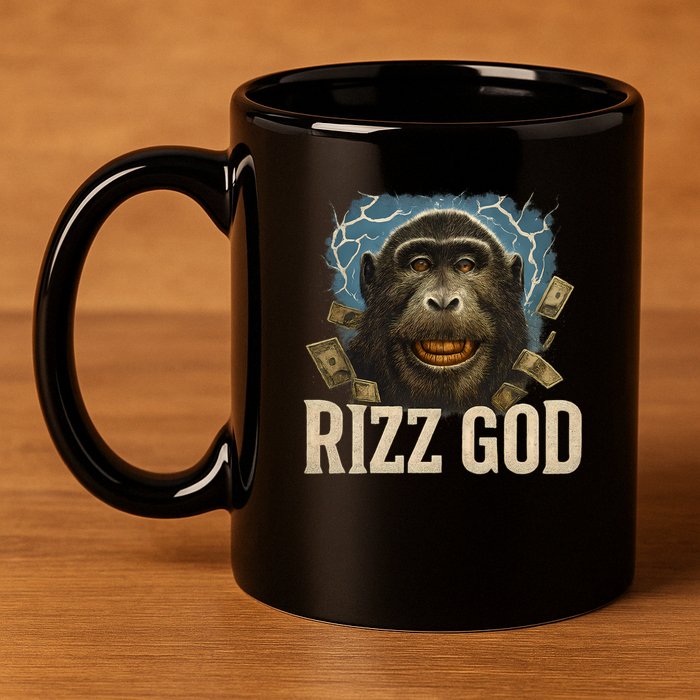 Rizz God 11oz C Handle Ceramic Mug