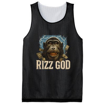 Rizz God Mesh Reversible Basketball Jersey Tank