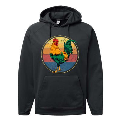 Rooster Gift Performance Fleece Hoodie