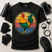Rooster Gift Cooling Performance Crew T-Shirt