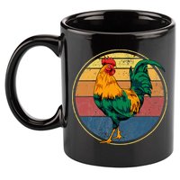 Rooster Gift 11oz C Handle Ceramic Mug