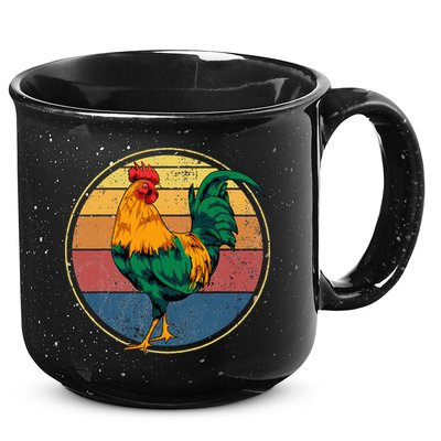 Rooster Gift 15oz Campfire Ceramic Mug