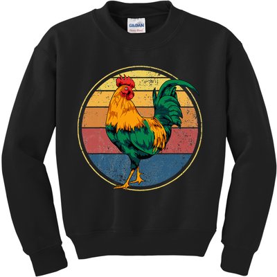 Rooster Gift Kids Sweatshirt