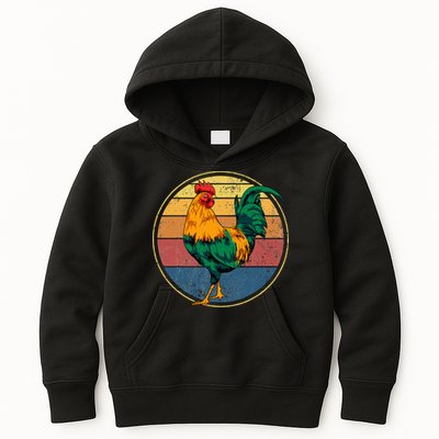 Rooster Gift Kids Hoodie