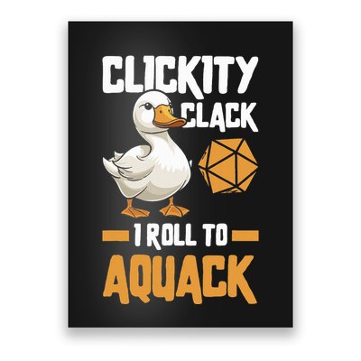 Rpg Gaming Role Playing D20 Tabletop Games Funny Rpg Gamer Poster