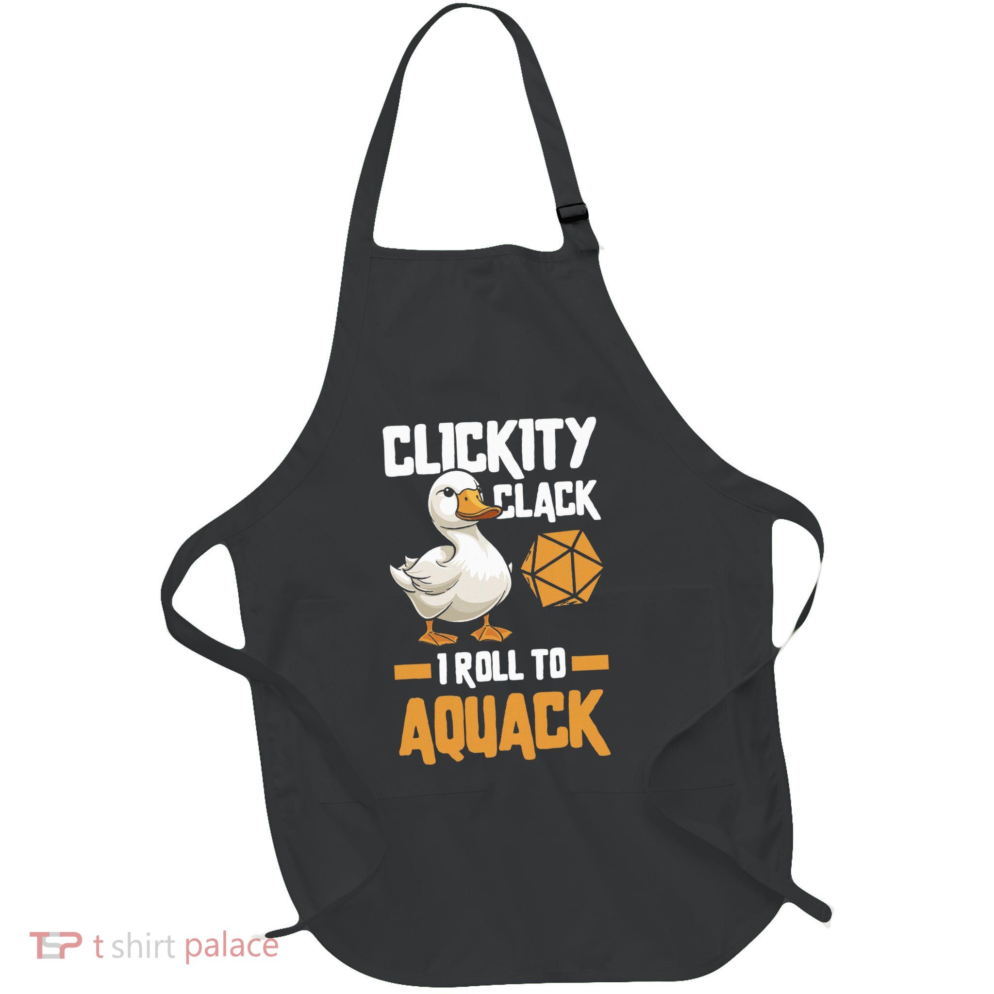 Rpg Gaming Role Playing D20 Tabletop Games Funny Rpg Gamer Full-Length Apron With Pockets
