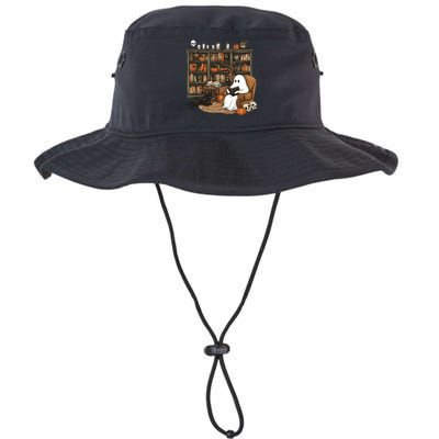 Retro Ghost Reading Books Legacy Cool Fit Booney Bucket Hat