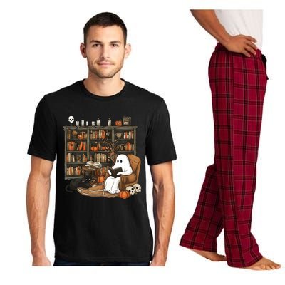 Retro Ghost Reading Books Pajama Set