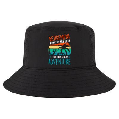 Retirement Gift Retired New Adventure Cool Comfort Performance Bucket Hat