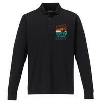 Retirement Gift Retired New Adventure Performance Long Sleeve Polo