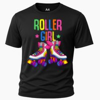 Roller Girl Roller Skates Skating Cooling Performance Crew T-Shirt