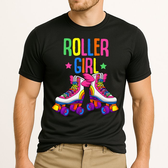 Roller Girl Roller Skates Skating Cooling Performance Crew T-Shirt