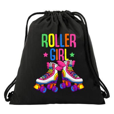 Roller Girl Roller Skates Skating Drawstring Bag