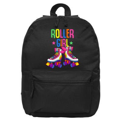 Roller Girl Roller Skates Skating 16 in Basic Backpack
