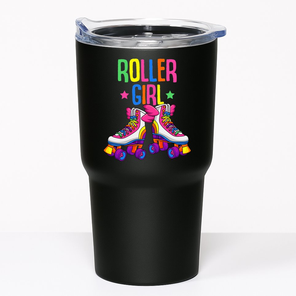 Roller Girl Roller Skates Skating Tumbler