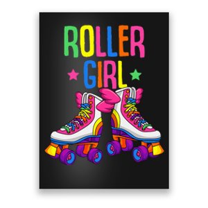 Roller Girl Roller Skates Skating Poster