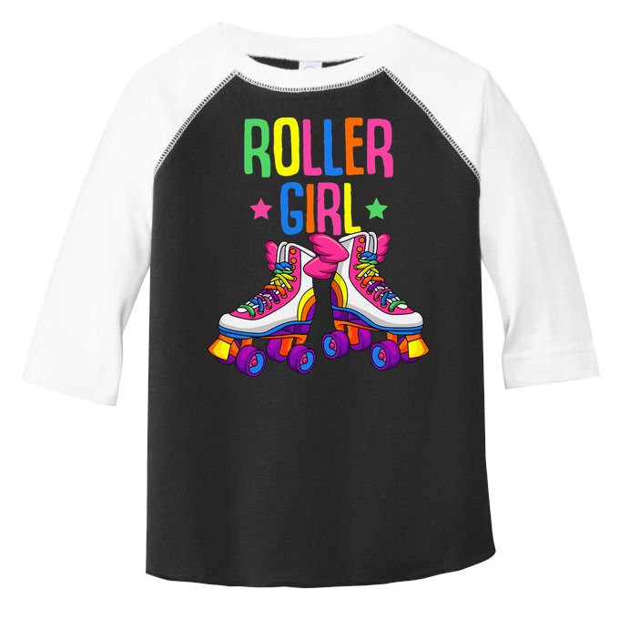 Roller Girl Roller Skates Skating Toddler Fine Jersey T-Shirt