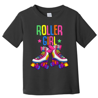 Roller Girl Roller Skates Skating Toddler T-Shirt