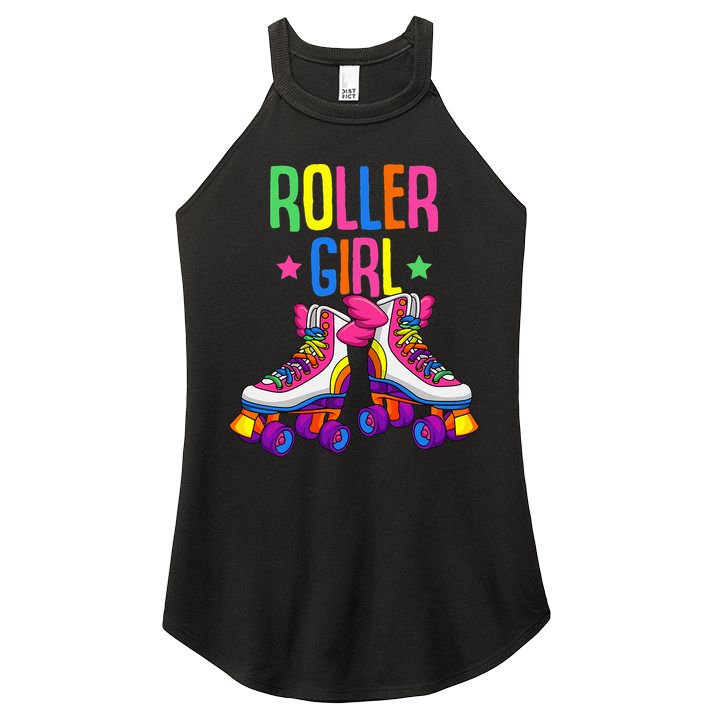 Roller Girl Roller Skates Skating Women's Perfect Tri Rocker Tank