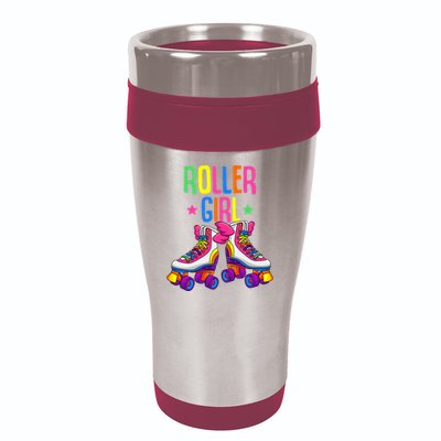 Roller Girl Roller Skates Skating 16oz Travel Tumbler