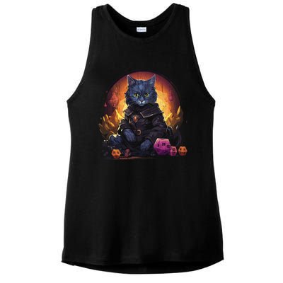 Rpg Gaming Role Playing D20 Tabletop Games Funny Rpg Gamer Ladies PosiCharge Tri-Blend Wicking Tank