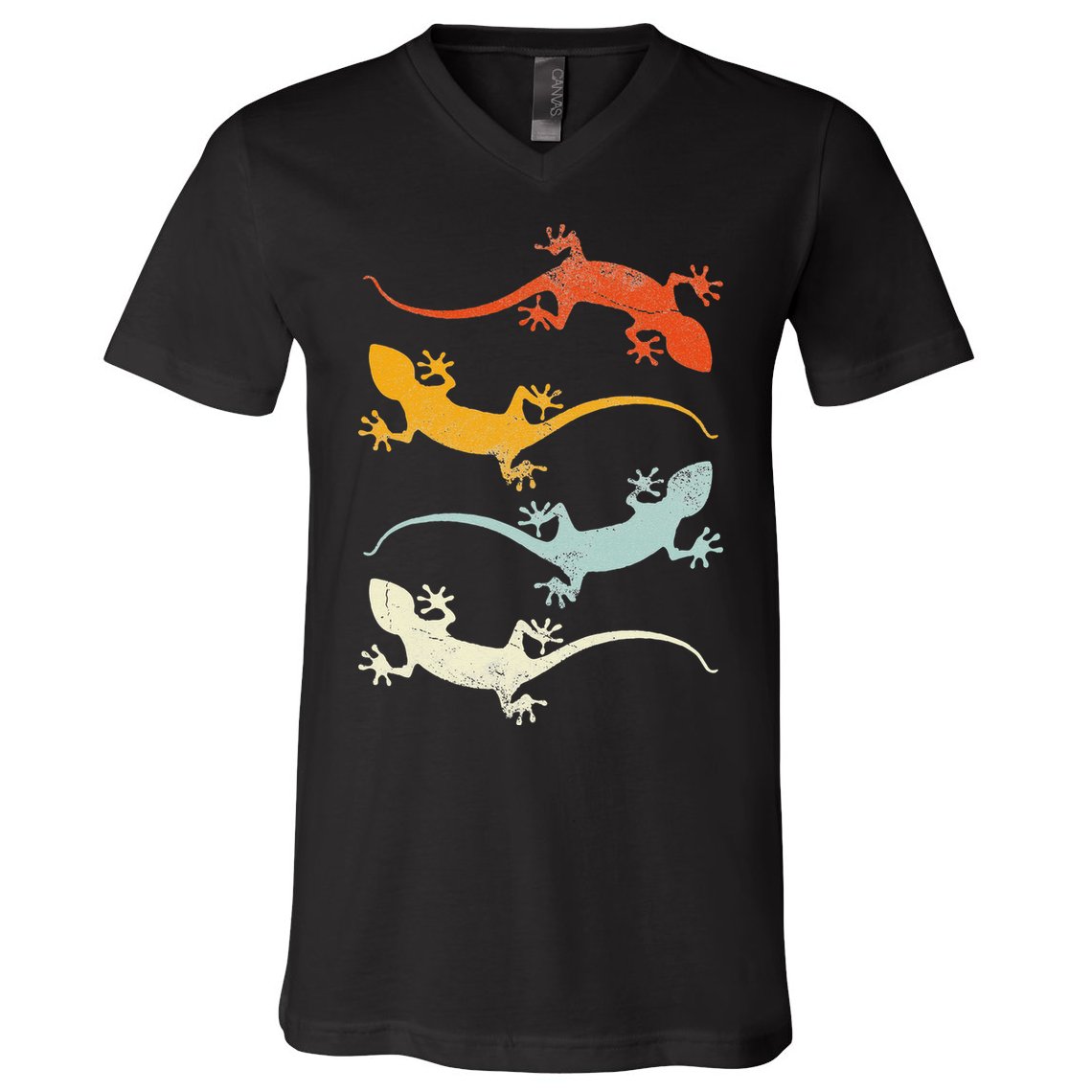 Reptile Gecko V-Neck T-Shirt