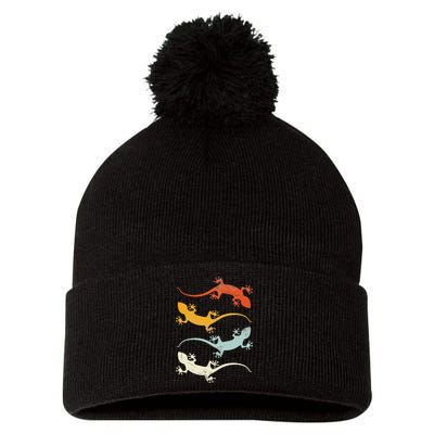 Reptile Gecko Pom Pom 12in Knit Beanie