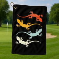 Reptile Gecko Golf Towel