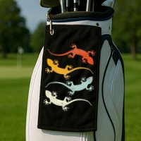 Reptile Gecko Golf Towel