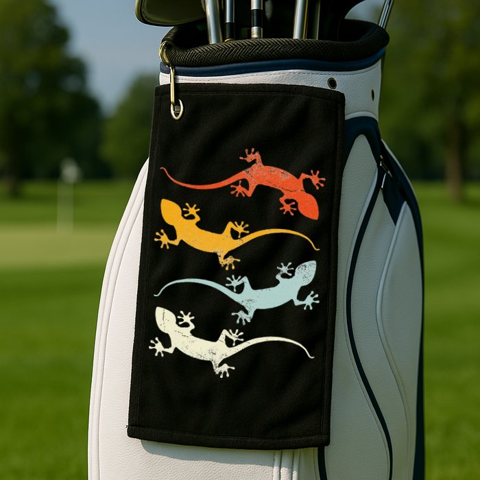 Reptile Gecko Golf Towel