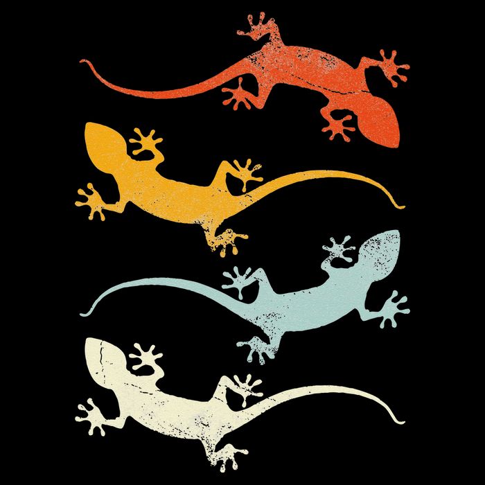 Reptile Gecko Cropped Pullover Crew