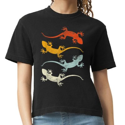 Reptile Gecko Comfort Colors Boxy T-Shirt