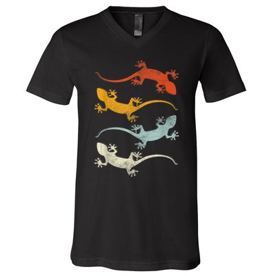 Reptile Gecko V-Neck T-Shirt