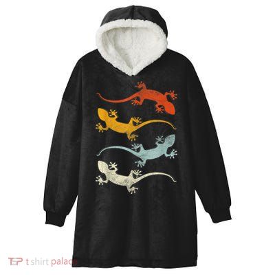 Reptile Gecko Hooded Wearable Blanket