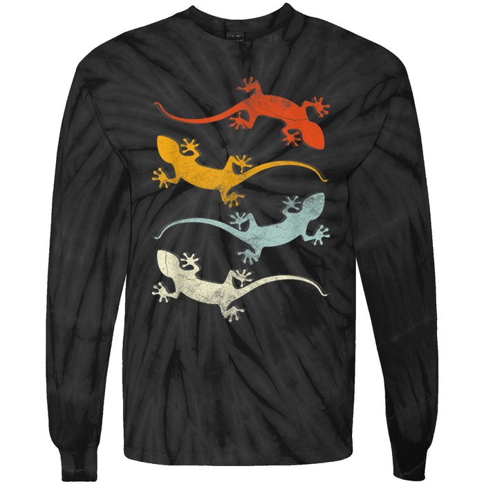 Reptile Gecko Tie-Dye Long Sleeve Shirt