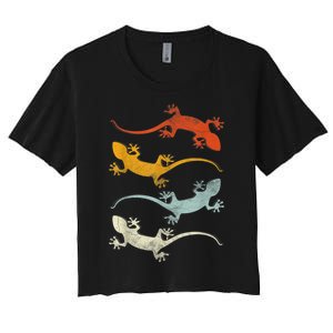 Reptile Gecko Women's Crop Top Tee