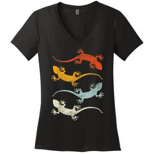 Reptile Gecko Women's V-Neck T-Shirt