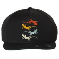 Reptile Gecko Wool Snapback Cap