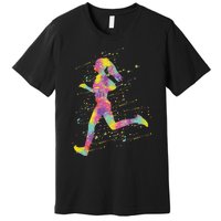 Running Girl Premium T-Shirt