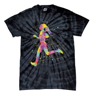 Running Girl Tie-Dye T-Shirt