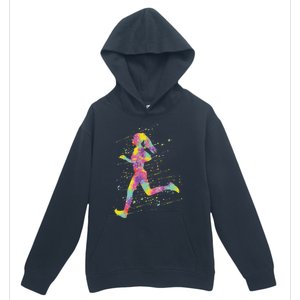 Running Girl Urban Pullover Hoodie