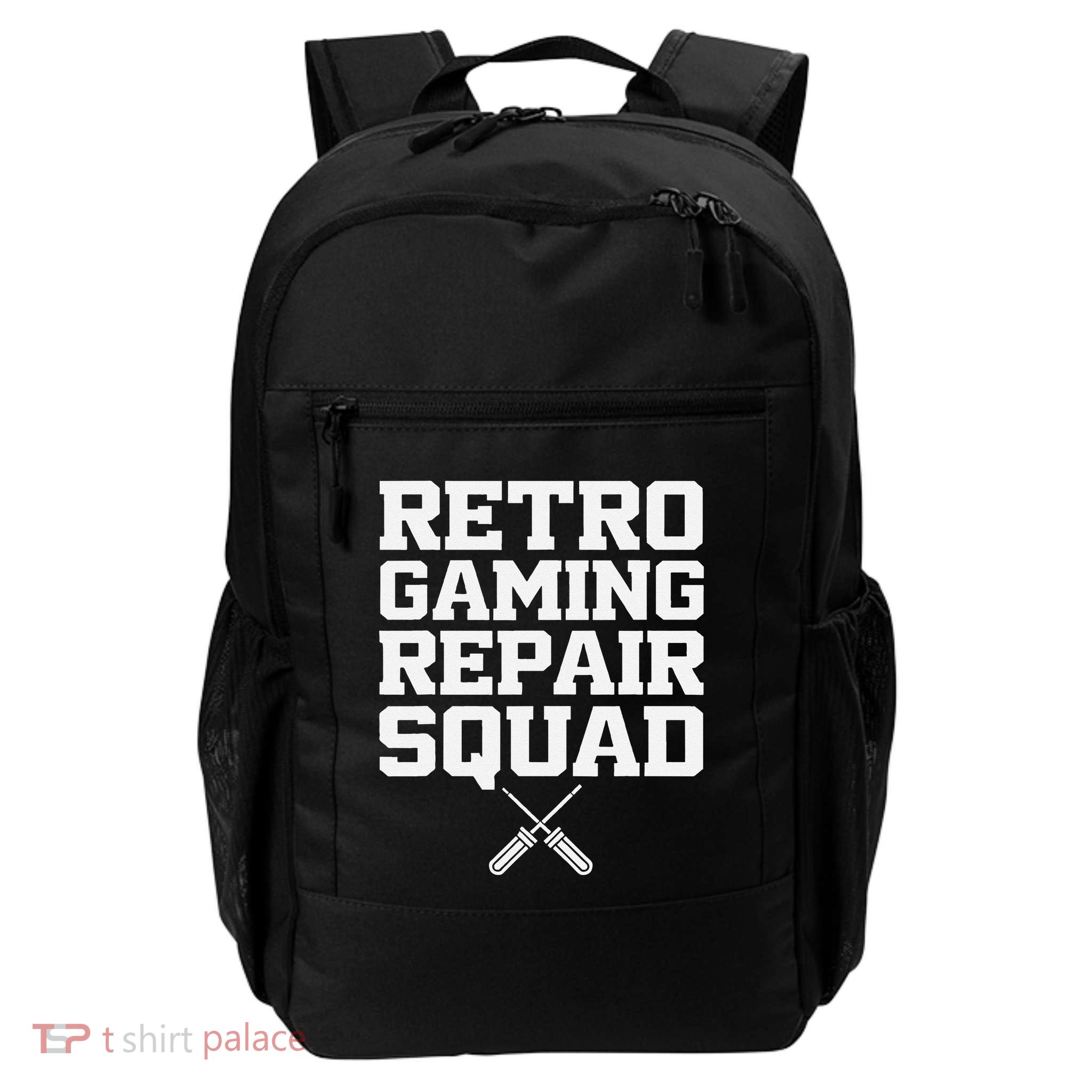 Retro Gaming Repair Vintage Console Restoration Arcade Fix Backpack