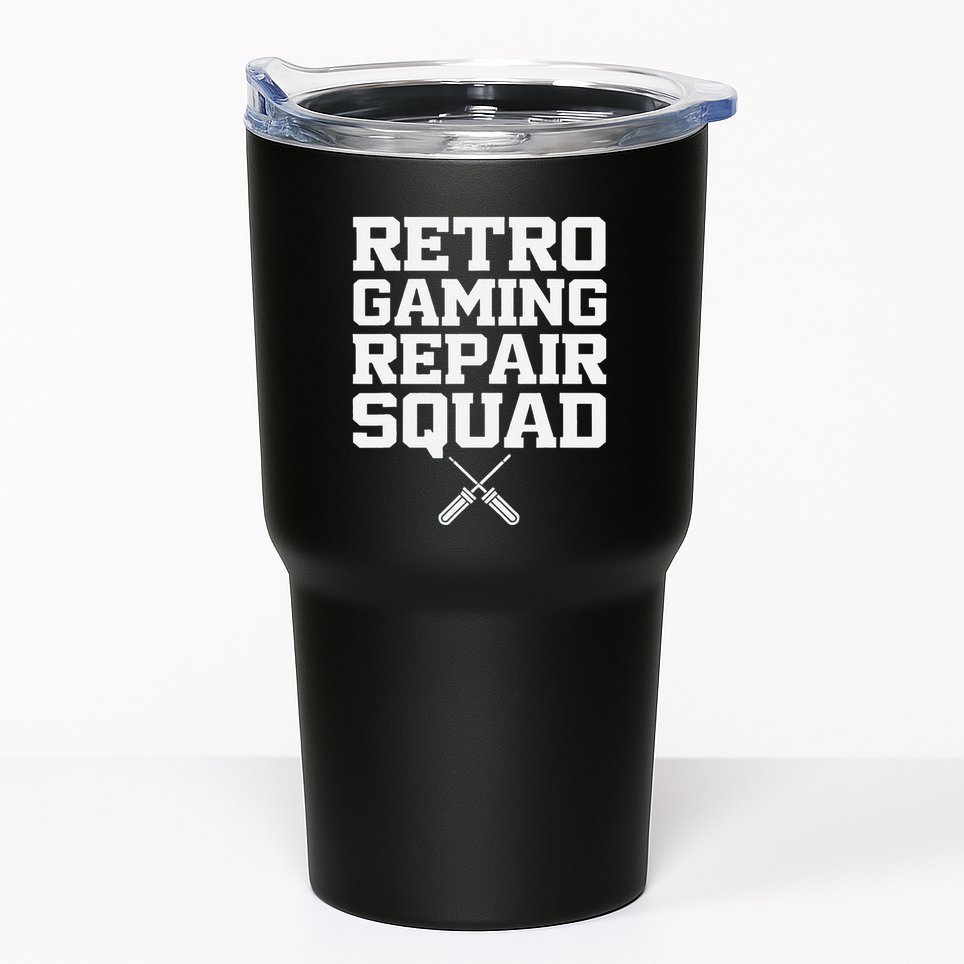 Retro Gaming Repair Vintage Console Restoration Arcade Fix Tumbler