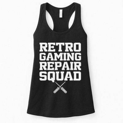 Retro Gaming Repair Vintage Console Restoration Arcade Fix Womens Tank Top