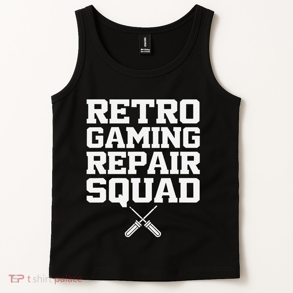 Retro Gaming Repair Vintage Console Restoration Arcade Fix Tank Top