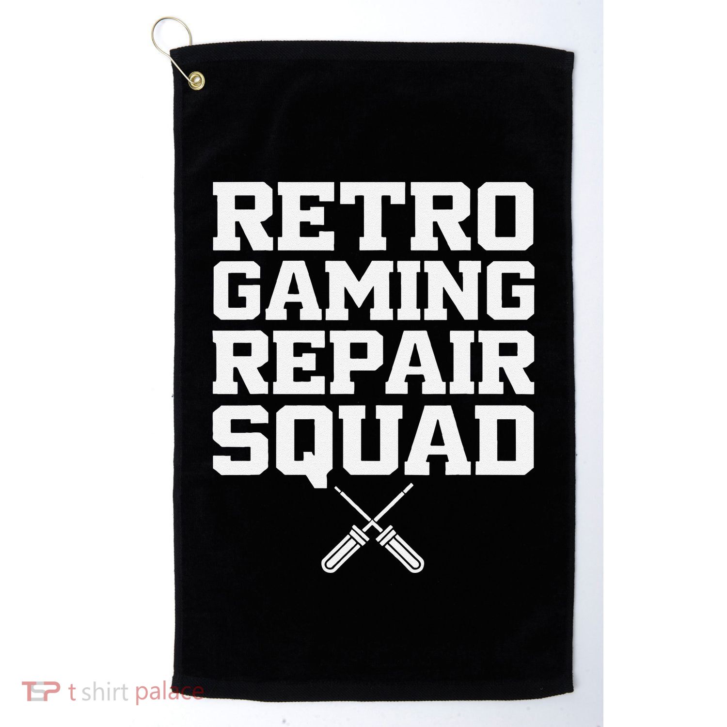 Retro Gaming Repair Vintage Console Restoration Arcade Fix Golf Towel