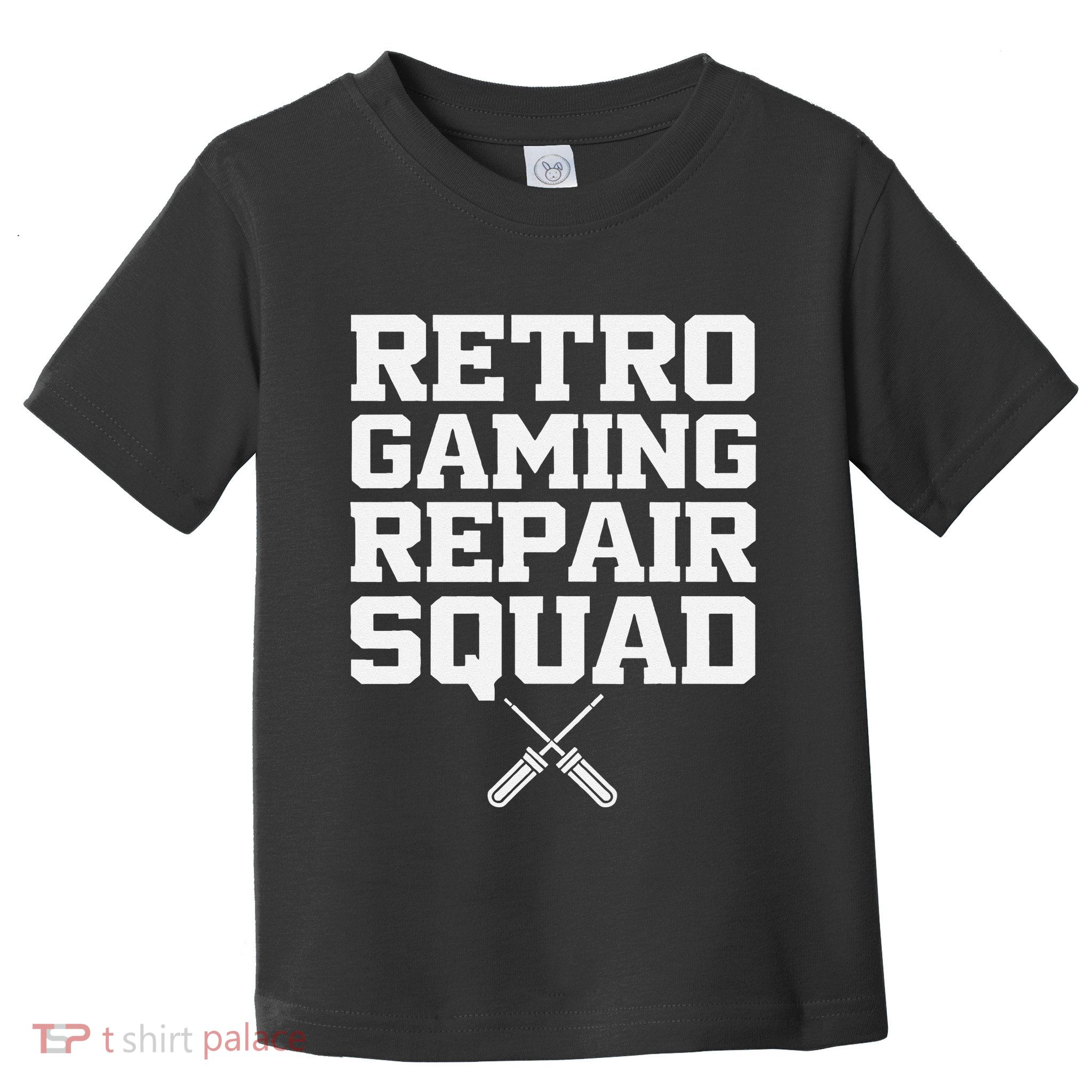 Retro Gaming Repair Vintage Console Restoration Arcade Fix Toddler T-Shirt