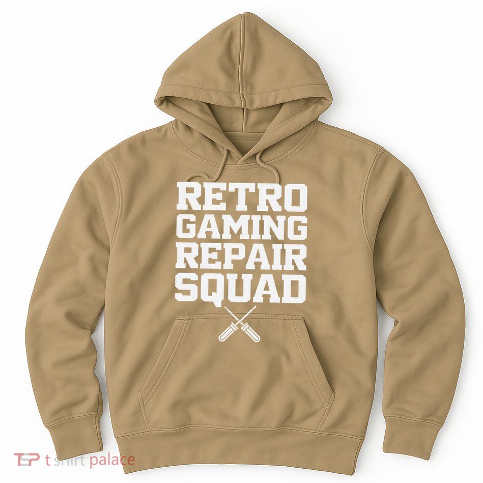 Retro Gaming Repair Vintage Console Restoration Arcade Fix Hoodie
