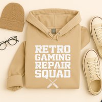 Retro Gaming Repair Vintage Console Restoration Arcade Fix Hoodie