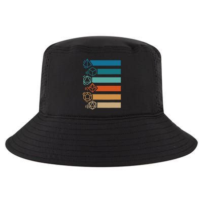 Rpg Gamer Retro Polyhedral D20 Dice Set Nerdy  Cool Comfort Performance Bucket Hat